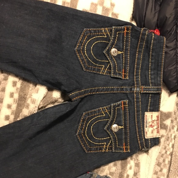 Super skinny True religion jeans with pocket flap. - Picture 1 of 1
